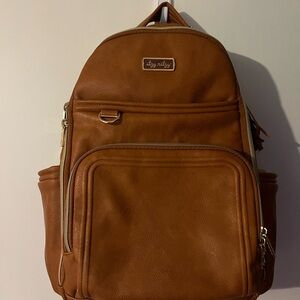 Itzy Ritzy Boss Plus Cognac Diaper Bag